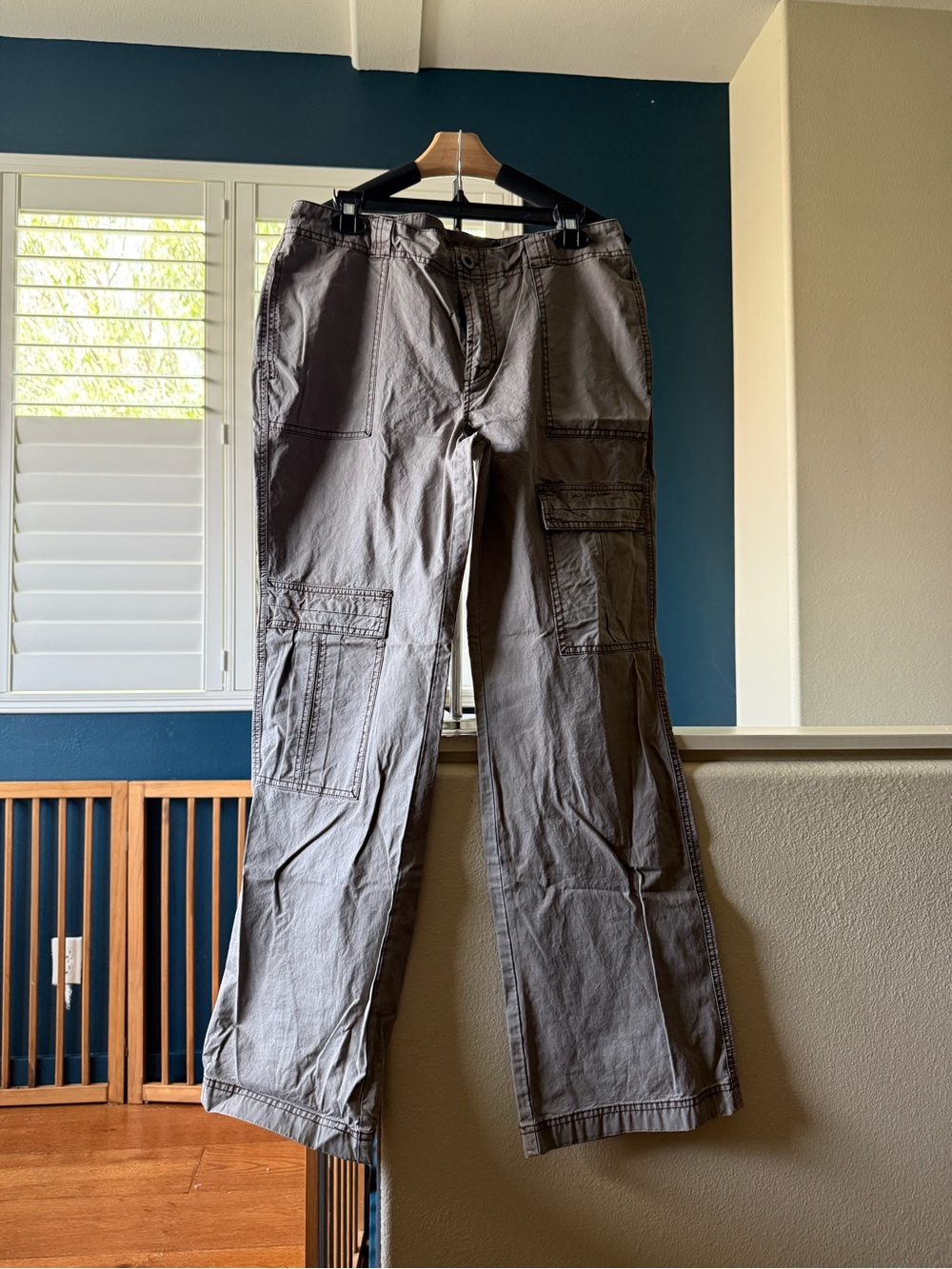 Free People Olive Utility Cargo Pants